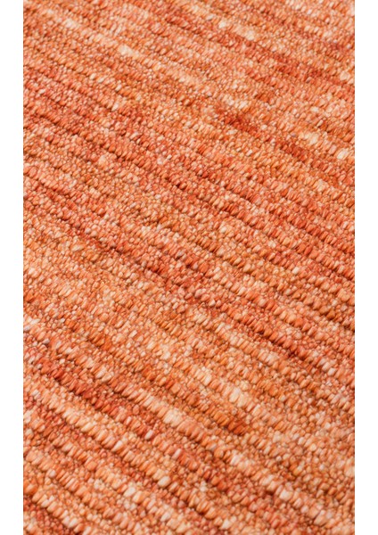 Gessı Ges Plaın Terracotta Spor Tarz Yumuşak El Emeği Ile Üretilen Özel Tezgah Uşak Halısı fırsatları