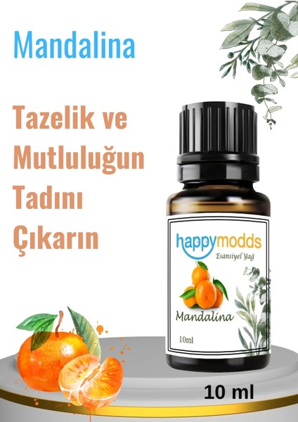 Mandalina Aromaterapi Uçucu Yağ Esansiyel Buhurdanlık Yağı 10 ml