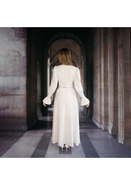 Moda Şarize Likralı Dalgıç Kumaş Midi Likralı Dalgıç Kumaş Uzun Nikah Elbisesi fiyatları