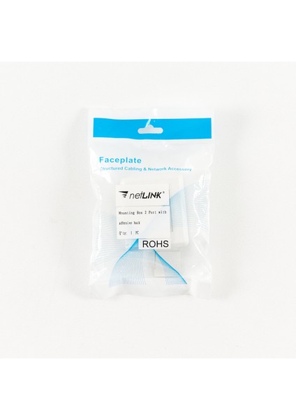 2li Boş Data Priz Kutusu, Cat6 Data Prizi, Faceplate Box