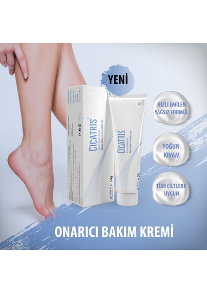 Cicatris Onarıcı Bakım Kremi