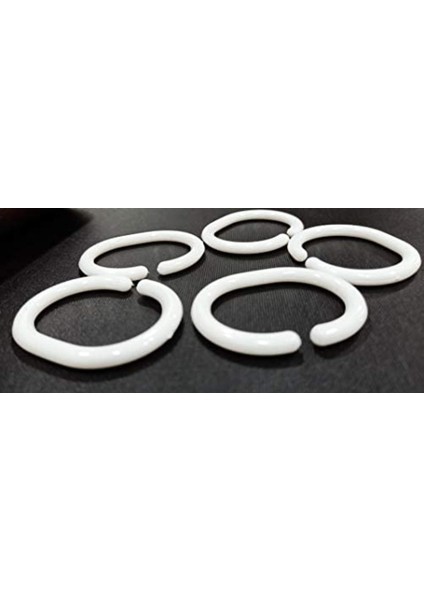 Banyo Duş Perde Halkası Kancası 12 Adet Perde Askısı fiyatları