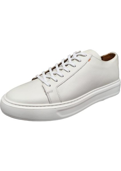 17136 Hafif Taban Deri Sneakers Erkek Ayakkabı