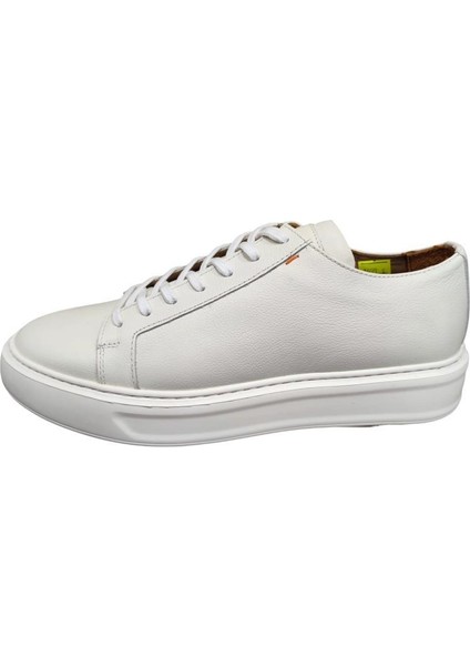 17136 Hafif Taban Deri Sneakers Erkek Ayakkabı