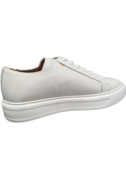 17136 Hafif Taban Deri Sneakers Erkek Ayakkabı