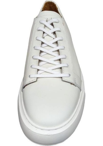 17136 Hafif Taban Deri Sneakers Erkek Ayakkabı
