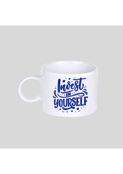 Baskılı Beyaz Motto Kupa K8