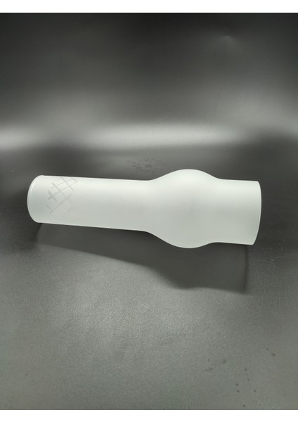 Avize Lamba Camı. Mat Renkte. Kesme Desenli. (Alt Çap: 7.00cm-h:25.00cm)