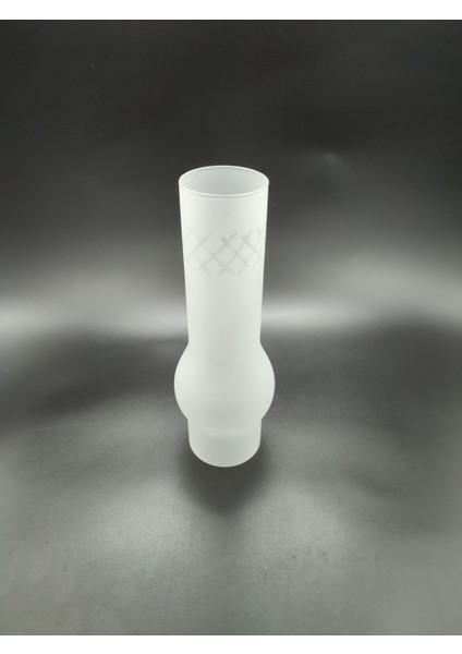 Avize Lamba Camı. Mat Renkte. Kesme Desenli. (Alt Çap: 7.00cm-h:25.00cm)
