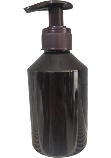 250 ml Amber Pet Şişe Pompa Dahil 5 Adet