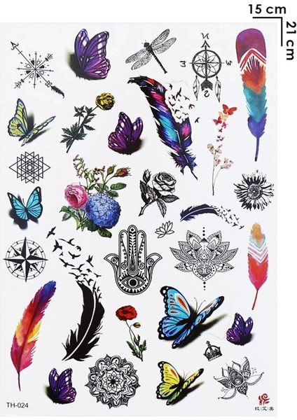 Geçici Karışık Dövme Tattoo