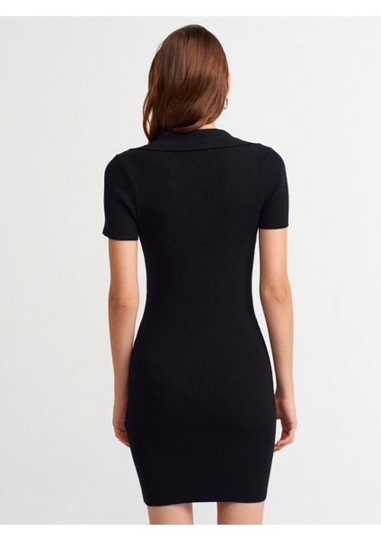 Polo Yaka Fitilli Elbise modelleri