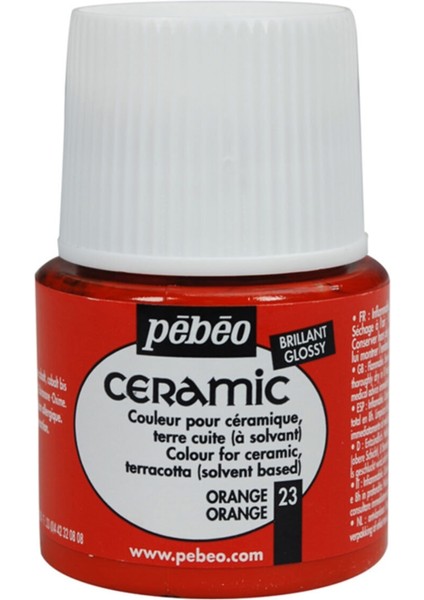 Ceramic 23 Orange Seramik Boyası 45 ml