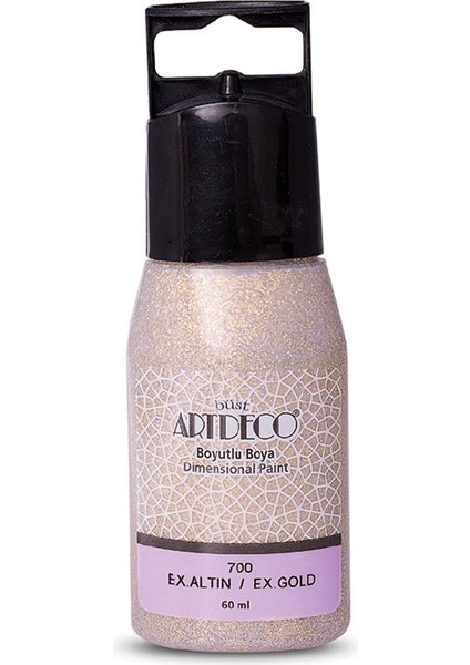 Boyutlu Boya - Ex. Altın (Simli) - 60ML