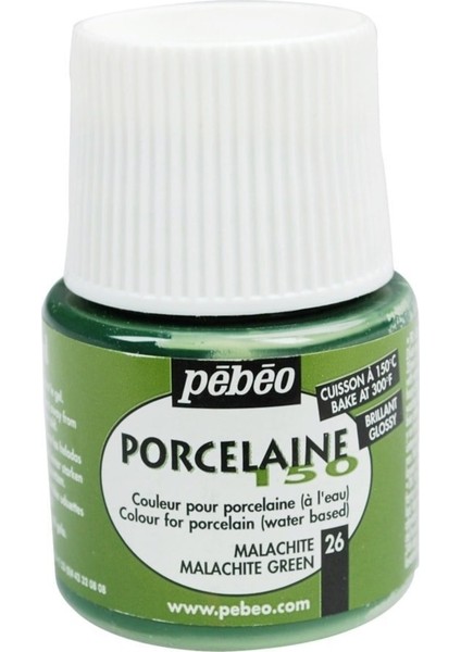 Porcelaine 150 Porselen Boyası 26 Malachite Green