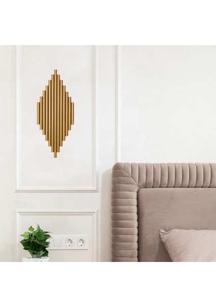 Pilli Modern Dekoratif Duvar Aydınlatması Aplik Gece Lambası Gold (Beyaz)