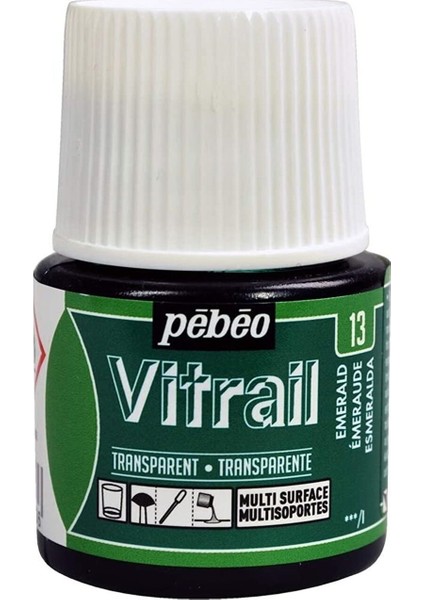 Vitrail Cam Boyası 45ML - 13 Emerald
