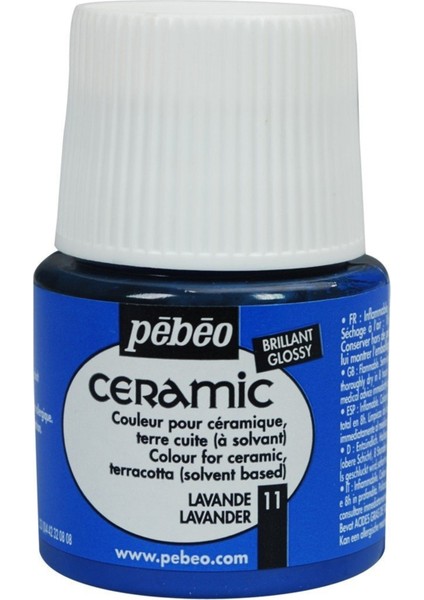 Ceramic Seramik Boyası 45ML 11 Lavander