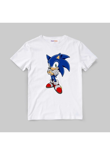 Kirpi Sonic Baskılı Unisex Çocuk Tişört T-Shirt Mr-25