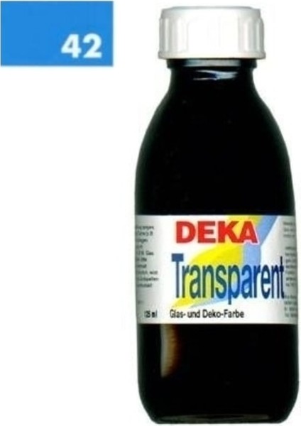 Transparent 125 ml Cam Boyası 02-42 Hellblau (Açık Mavi)