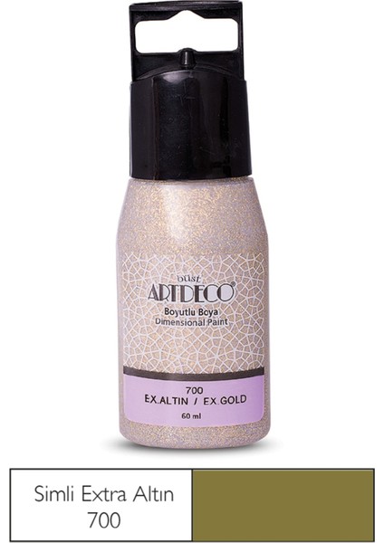 Boyutlu Boya - Ex. Altın (Simli) - 60ML fiyatları
