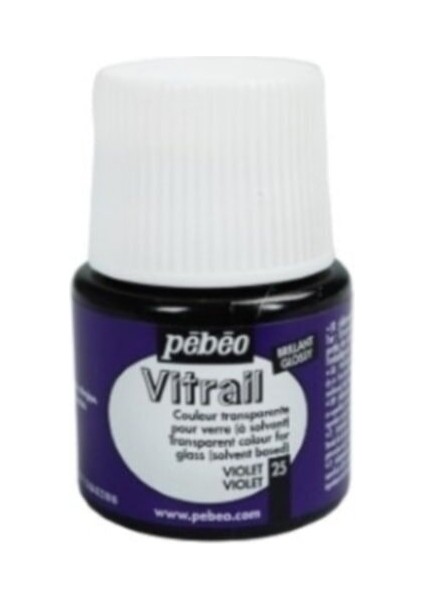 Vitrail Cam Boyası Transparan Violet 45ML