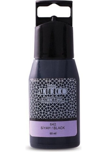 Boyutlu Boya - Siyah - 60ML