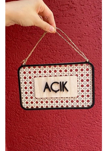 Açık Kapalı Yazısı