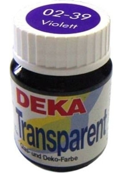 Transparent Cam Boyası 25 Ml. 02-39 Violett (Mor)