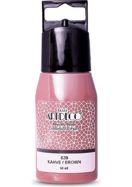 Boyutlu Boya 60ML Kahve 639 fiyatları