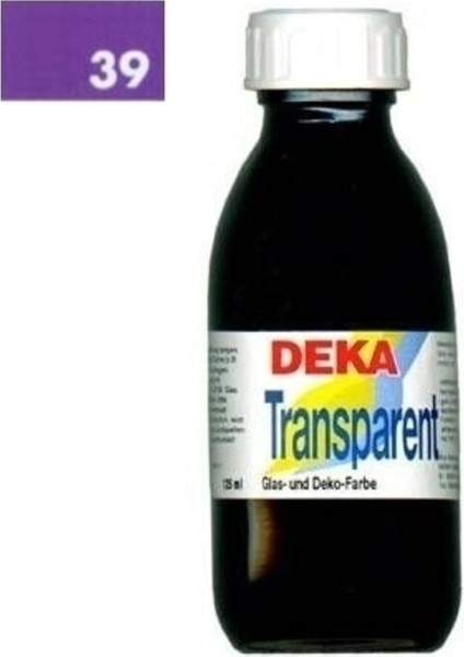 Transparent 125 ml Cam Boyası 02-39 Violett (Mor)