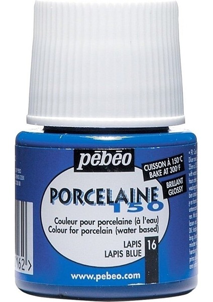 Porcelaine 150 Porselen Boyası 16 Lapis Blue
