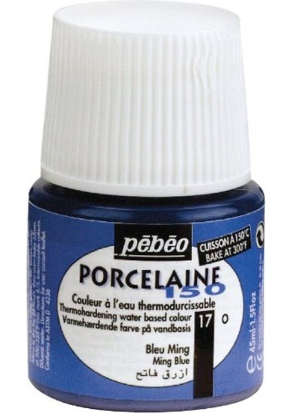 Porcelaine 150 Porselen Boyası 17 Ming Blue