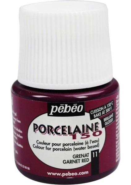 Porcelaine 150 Porselen Boyası 11 Garnet Red modelleri