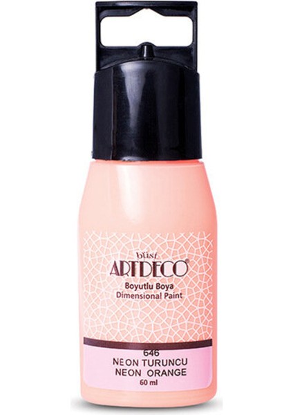 Boyutlu Boya - Neon Turuncu - 60ML
