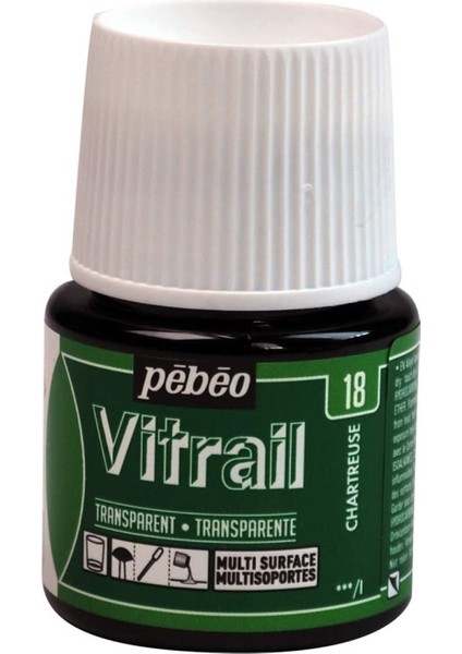 Vitrail Cam Boyası 45ML - 18 Chartreuse fiyatları