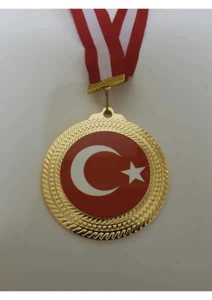 Duvar Hediyelik Türk Bayrağı Madalya