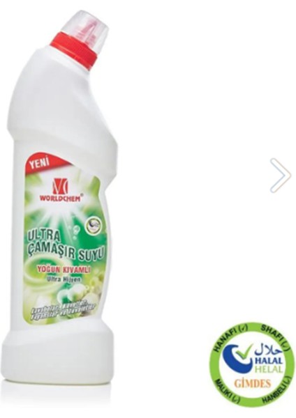 Yoğun Kıvamlı Çamaşır Suyu 750 ml x 4