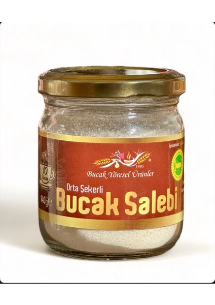 Bucak Yöresel Ürünler Bucak Salebi, 10 Fincanlık, Hakiki Bucak Salep+Şeker, 140 gr