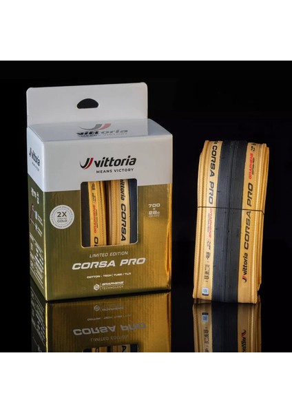 Vıttorıa Corsa Pro Gold Lımıted Edıtıon 700X28C Katlanır Dış Lastik