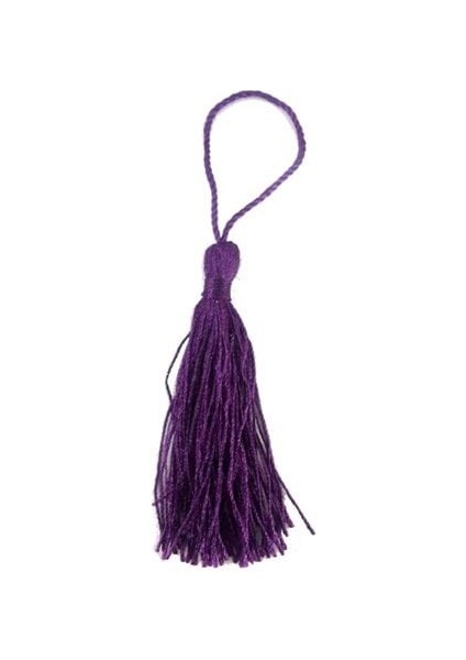 Mor Püskül 10 Adet