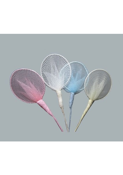 Beyaz Tüllü Raket 10 Adet