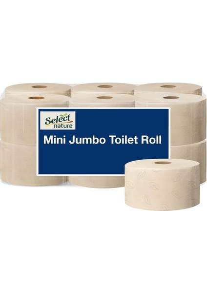 Select Nature Yeni Nesil Mini Jumbo Tuvalet Kağıdı 12 Adet