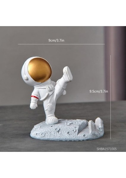 Astronot Telefon Tablet Tutucu Dekoratif Tasarım Hediyelik