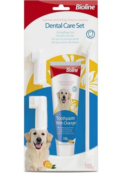 Portakal Aromalı Köpek Ağız Bakım Seti 100 gr fiyatları