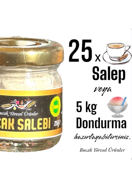 Bucak Yöresel Ürünler Bucak Salebi 25 gr Saf Bucak Sahlebi