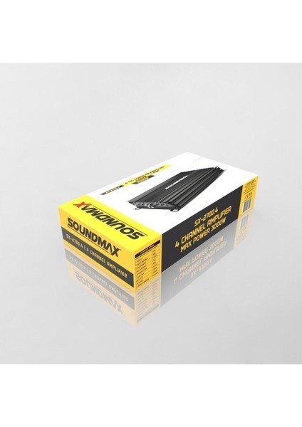 SX-2700.4 3000W 4 Kanal Profesyonel Oto Anfi