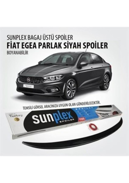 Fıat Egea 2015-2020 Spoiler Piano Black