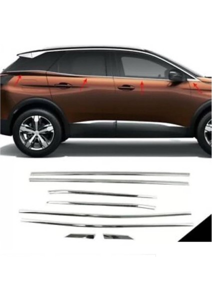 Arslan Tuning Peugeot 3008 Cam Çıtası P.çelik