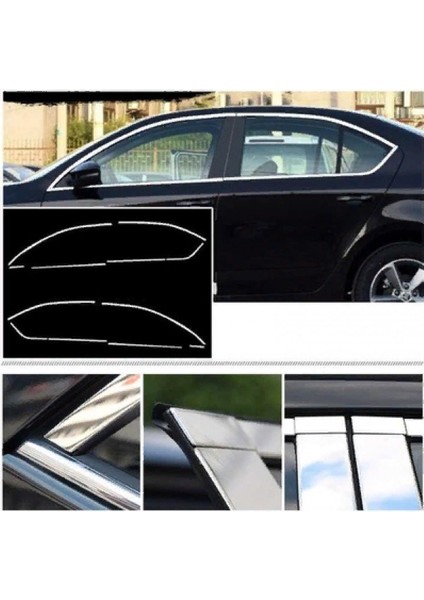 Passat B8,5 Krom Cam Çıtası